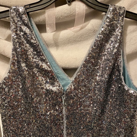 Maggy London Formal Green Sequin Dress - Picture 8 of 10